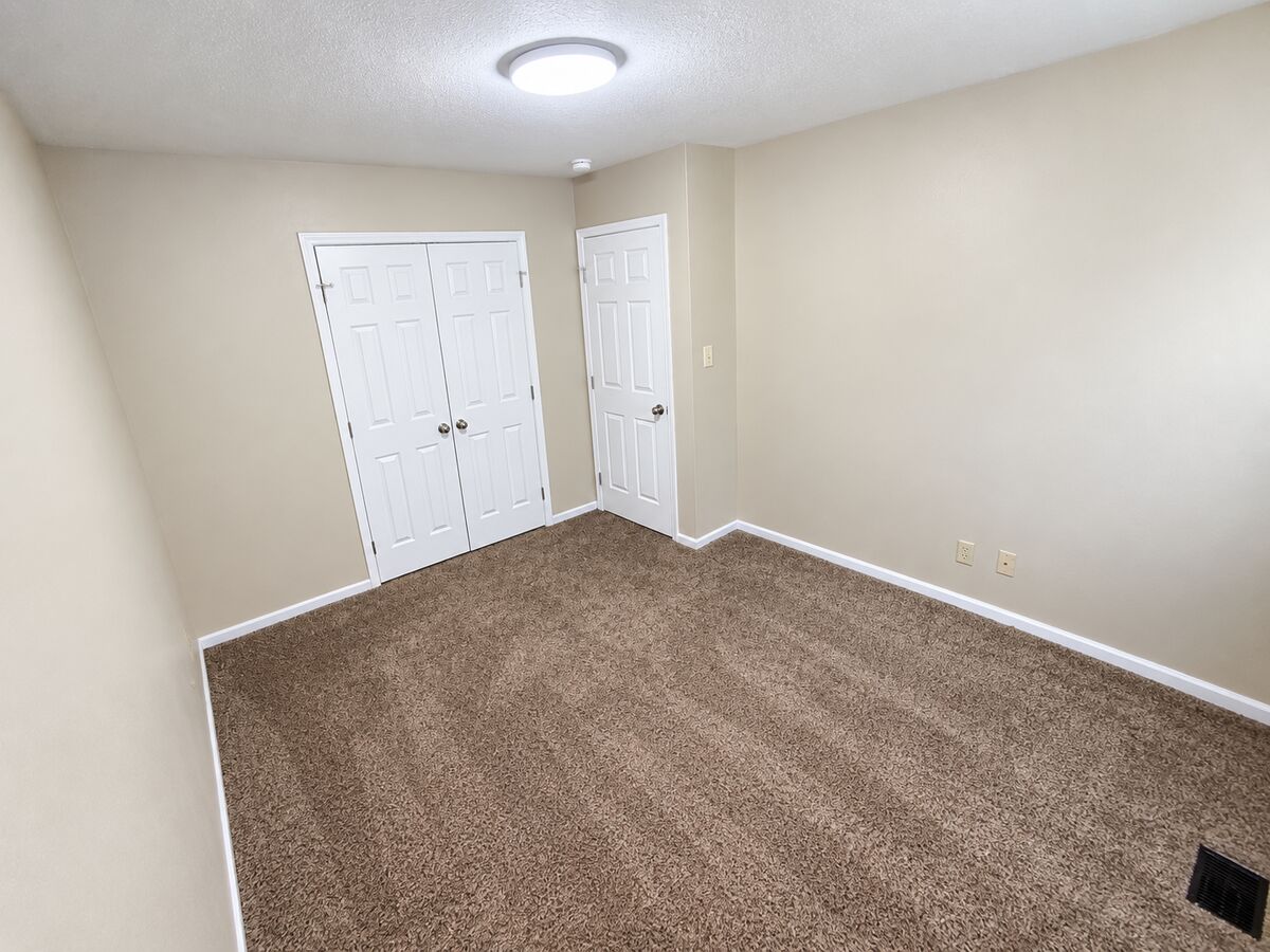 Second bedroom in a 2-bedroom townhome at Canterbury Station