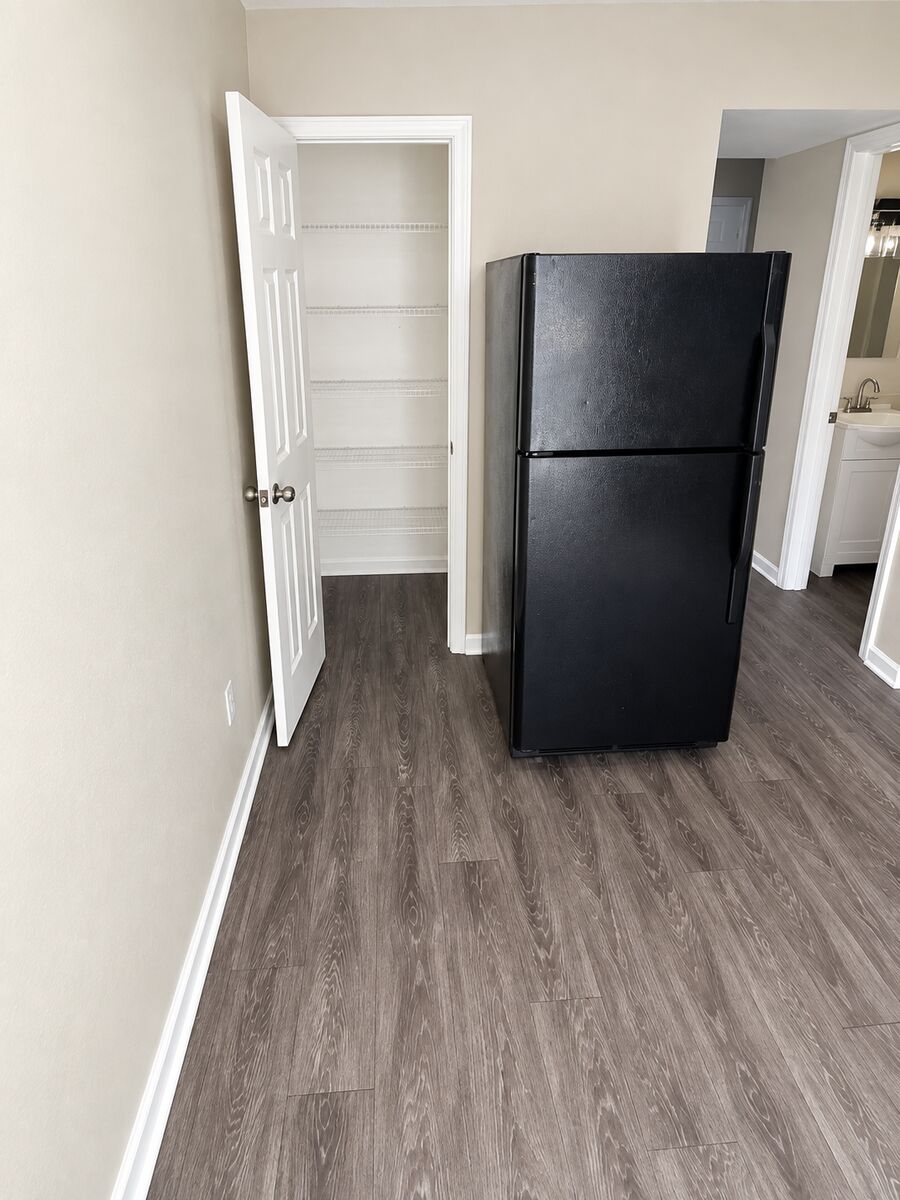 Kitchen pantry in a 3-bedroom apartment at Canterbury Station