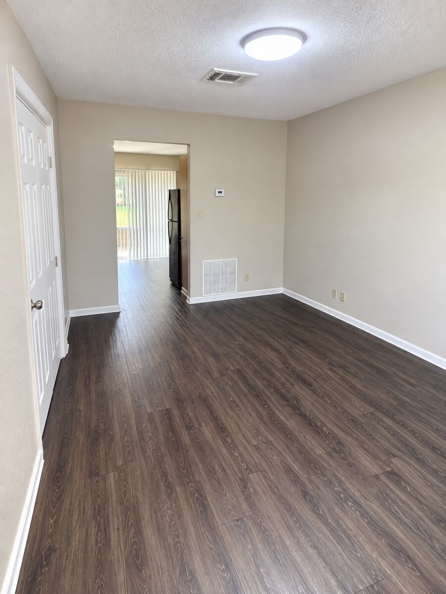 Family room seating area in a 3-bedroom apartment at Canterbury Station